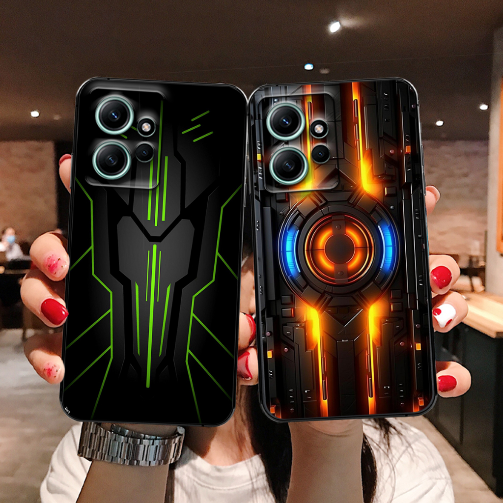 Ốp lưng Xiaomi Redmi Note 12 4G / 5G / Redmi Note 12 Pro 5G caro đen trắng họa tiết bàn cờ thương hiệu đẹp cute