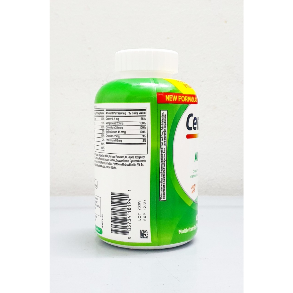 Date 12/24 Vitamin Tổng Hợp centrum Adults Cho Nam Nữ chai 425 viên của Mỹ- Nam và Nữ dùng chung được