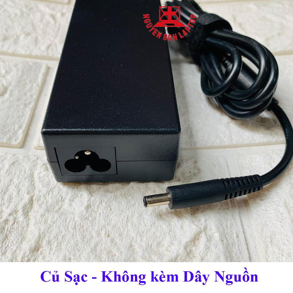 Sạc Laptop Dell 19.5V 4.62A ZIN chân kim nhỏ 4.5 *3.0mm - Adapter kèm dây nguồn - new 100%