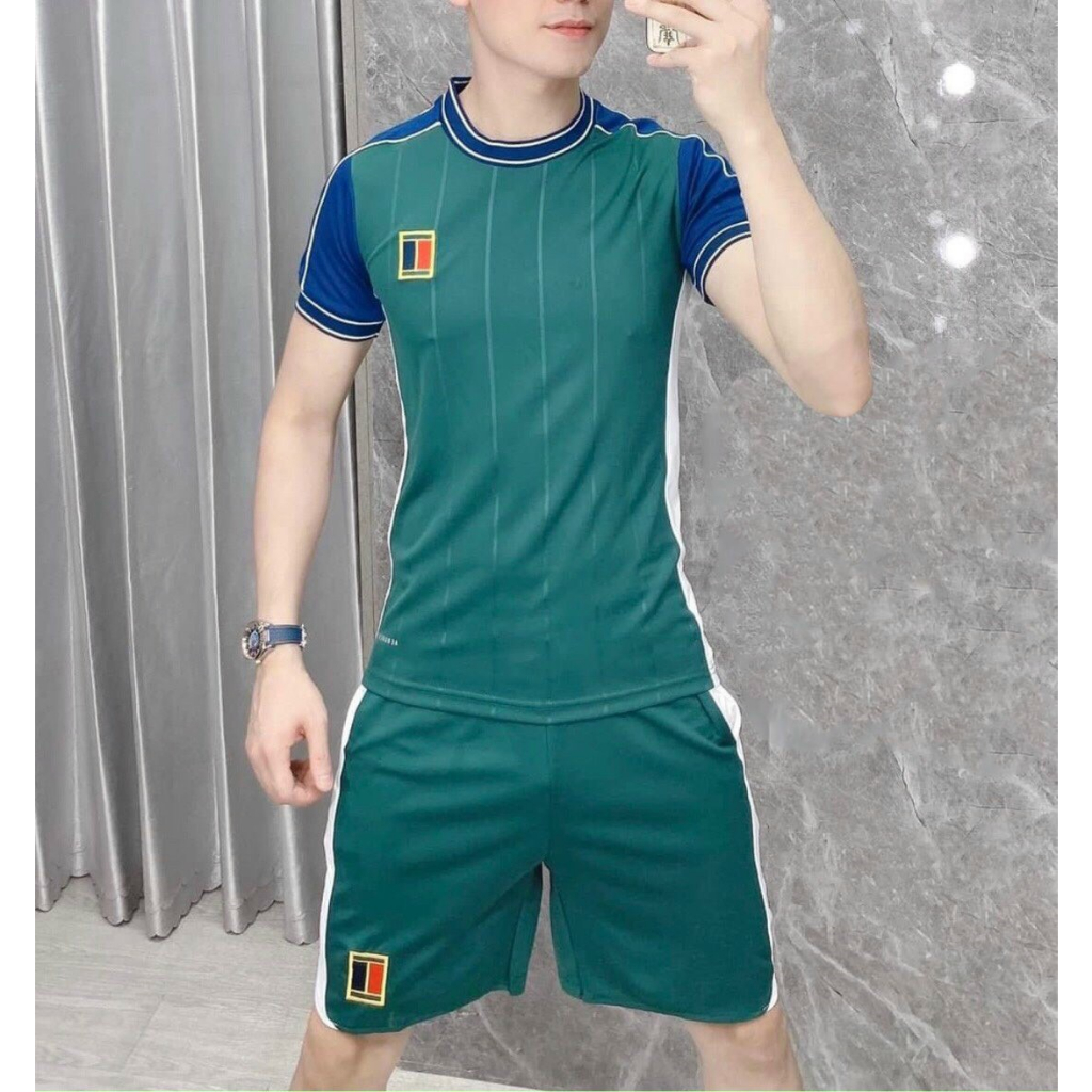 Bộ thể thao nam cao cấp thoáng mát - Bộ đồ thể thao nam co giãn, khử mùi