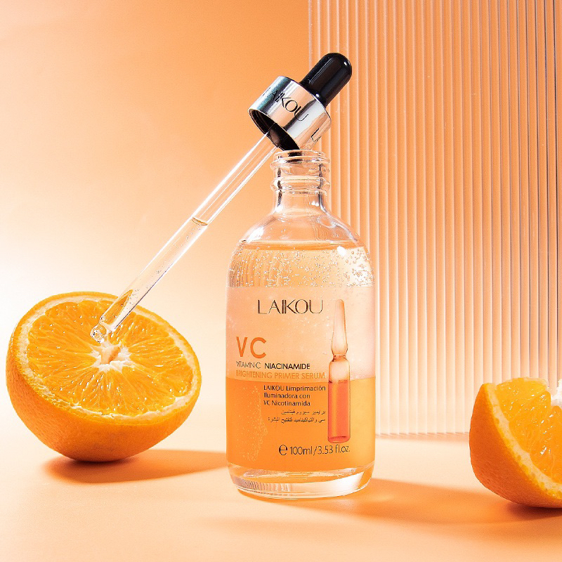 Chai To 100ml Serum Laikou Vitamin C, Niacinamide Dưỡng Trắng Da, Làm Đều Màu Da, Giảm Thâm Sạm