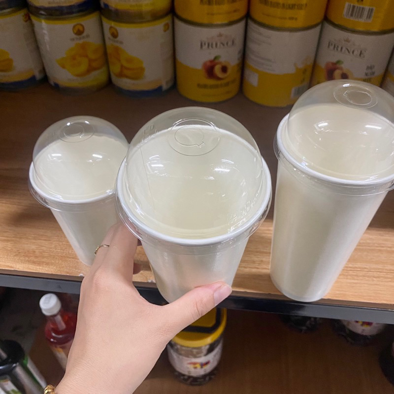 Lốc 50 Ly Giấy 360ml, 500ml, 700ml Kèm Nắp
