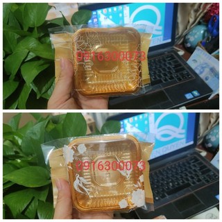 Set khay vàng +túi ép trung thu 200g