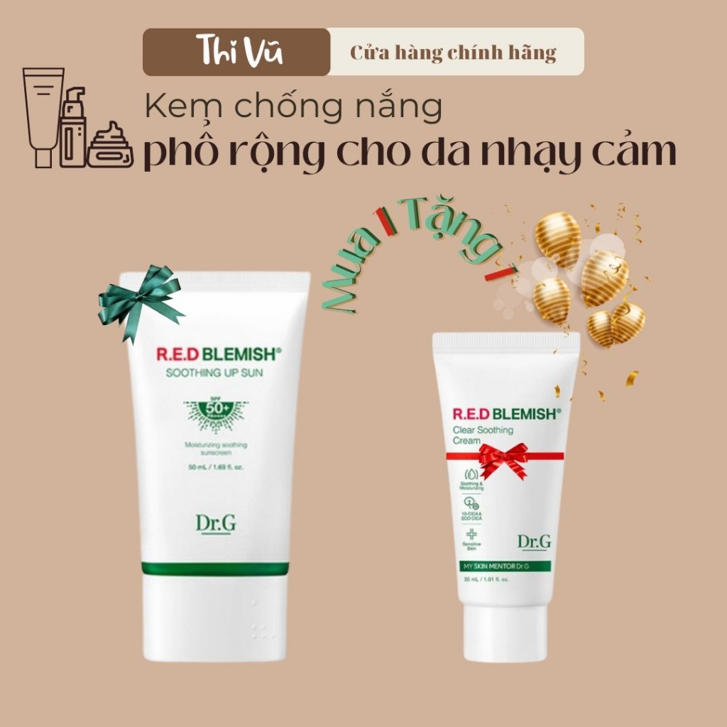 Kem Chống Nắng Dưỡng Sáng Da Dr.G Brightening Up Sun+ SPF50+ PA+++ 50ml - Thi Vũ