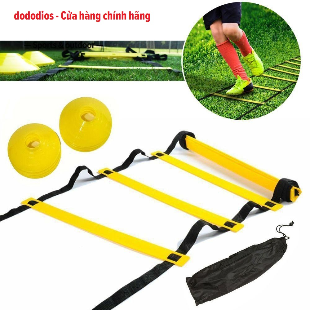 Thang dây tập luyện thể thao thể lực và tốc độ, thang dây tập đá banh - DÀI 3-6M - Chính hãng dododios