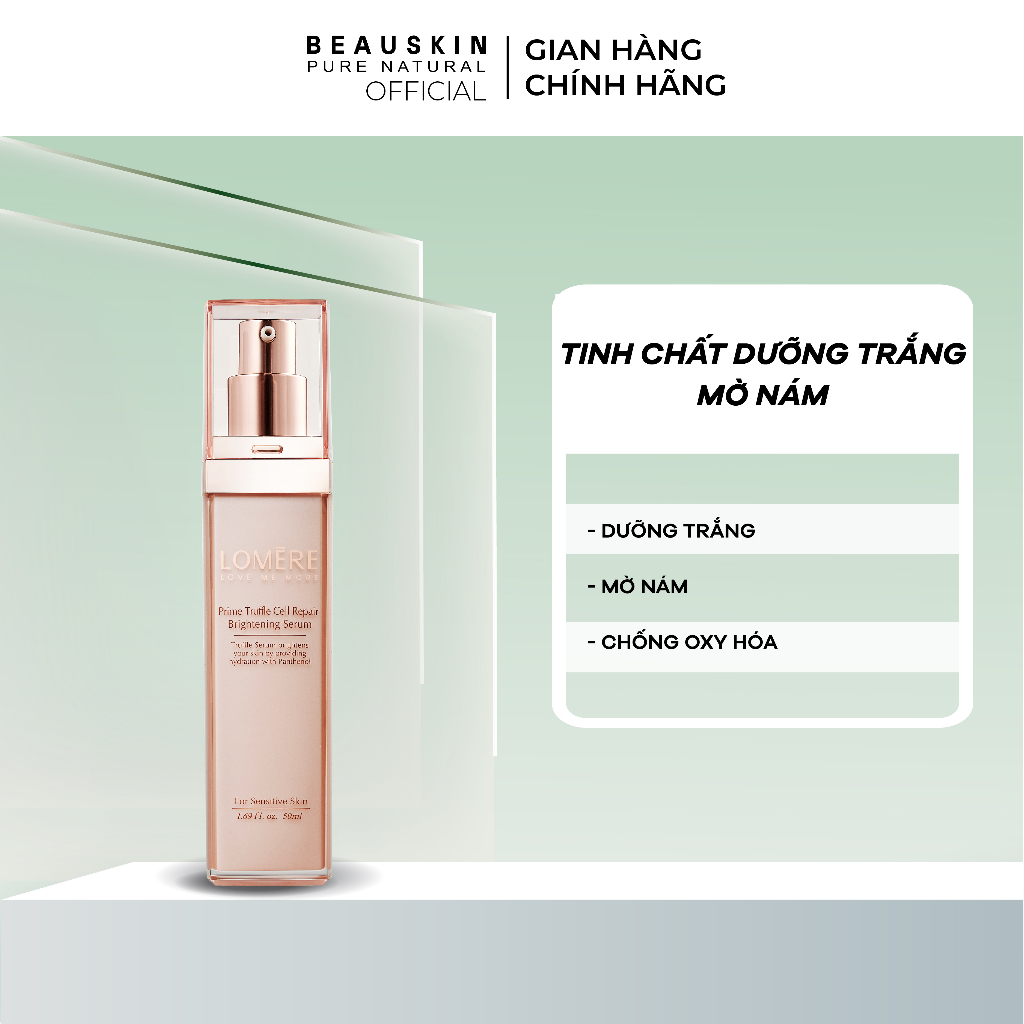 Tinh Chất Dưỡng Trắng Da LOMERE Prime Truffle Cell Mờ Nám, Cải Thiện Kết Cấu Giúp Da Khỏe Mạnh Săn Chắc 50ml