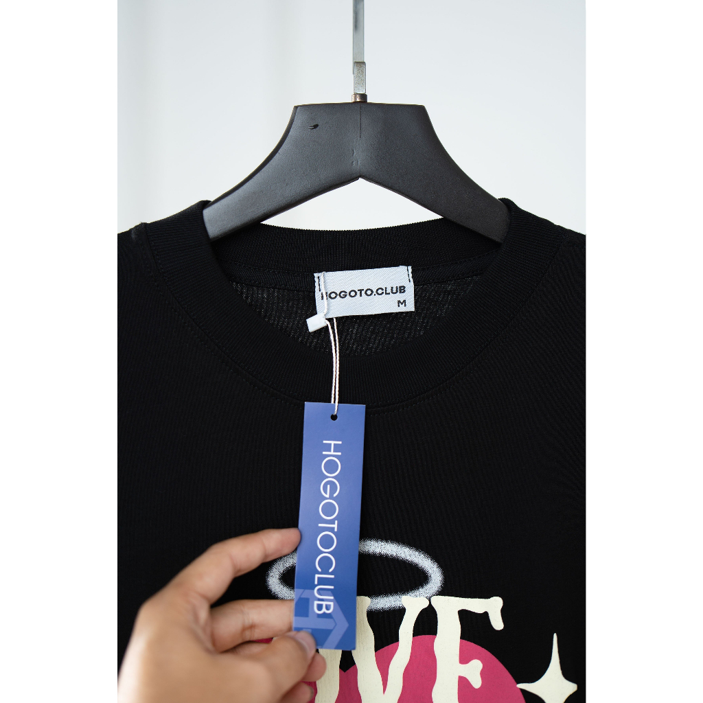 Áo thun Local Brand LOVE unisex 100% cotton - shop Hogotoclub - nam nữ from rộng oversize