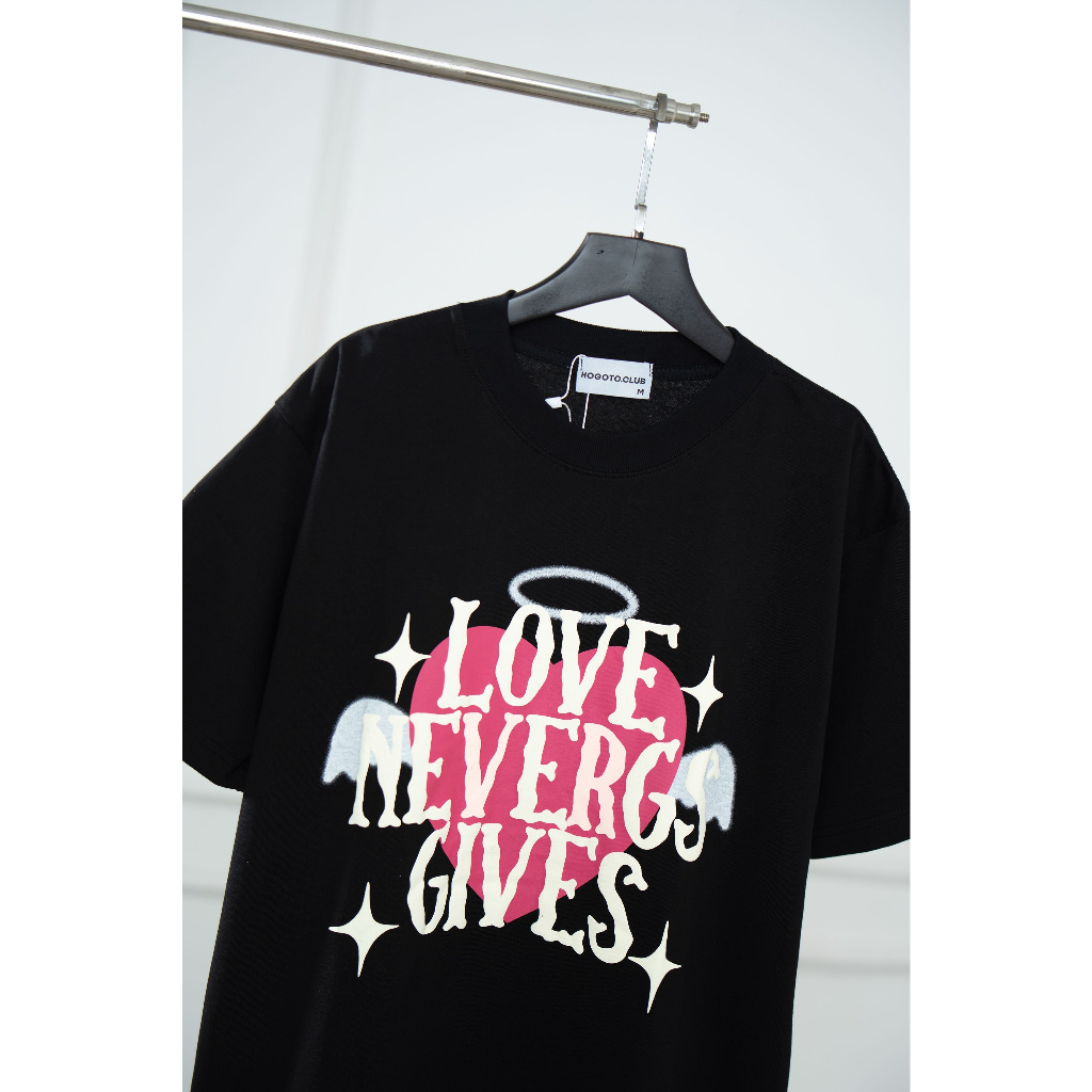 Áo thun Local Brand LOVE unisex 100% cotton - shop Hogotoclub - nam nữ from rộng oversize