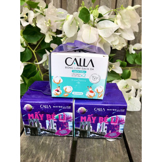 Bông tẩy trang calla mấy bé lì calla & maybelline