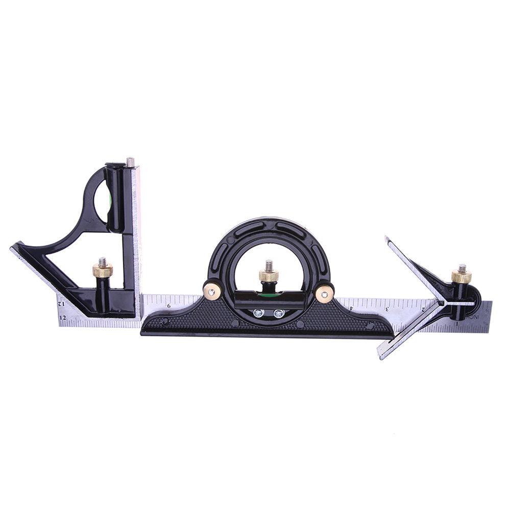 Thước thủy đo góc đa năng, thước góc vuông kèm nivo 30cm