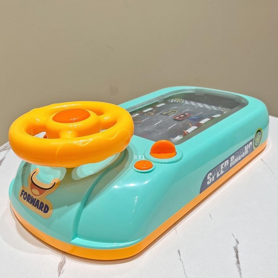 Ô tô đồ chơi đường đua xe có màn hình chuyển động cho bé điều khiển vô lăng như thật.