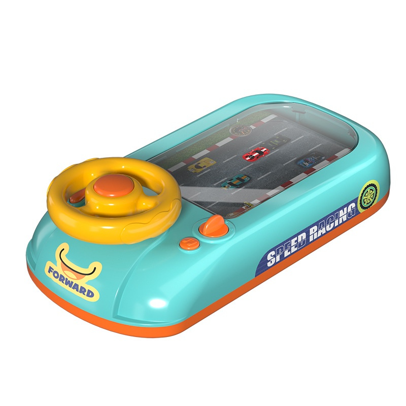 Ô tô đồ chơi đường đua xe có màn hình chuyển động cho bé điều khiển vô lăng như thật.