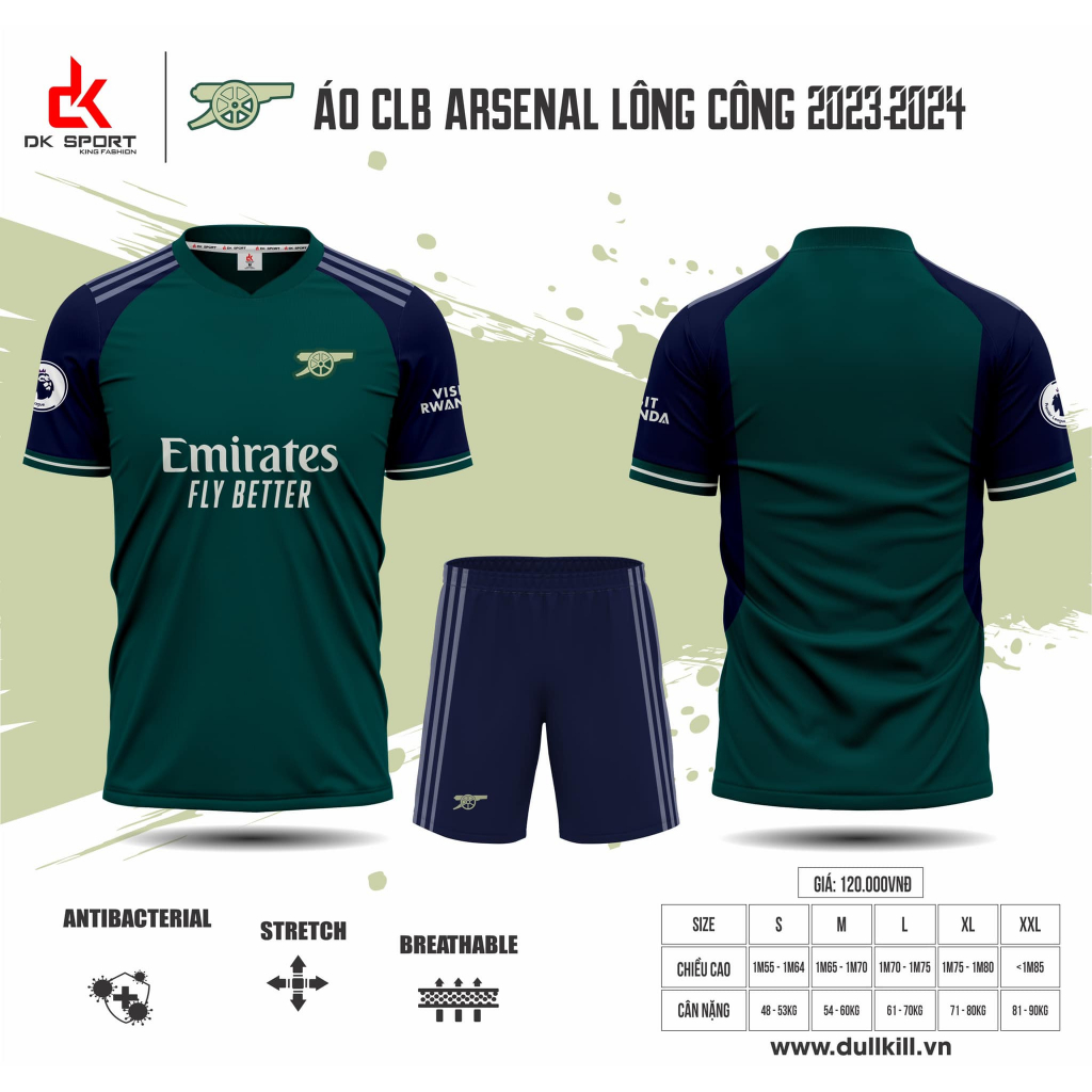 Áo Bóng Đá Aobongda.net Các Clb Mu Chelsea Arsenal Mancity Liverpool 23-24 Chât Liệu Vải Thun Co Giãn Mềm Mại