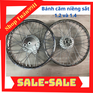 Cặp bánh căm thắng đĩa niềng sắt unionvd dành cho wave- future bản nhỏ 1.2 và 1.4