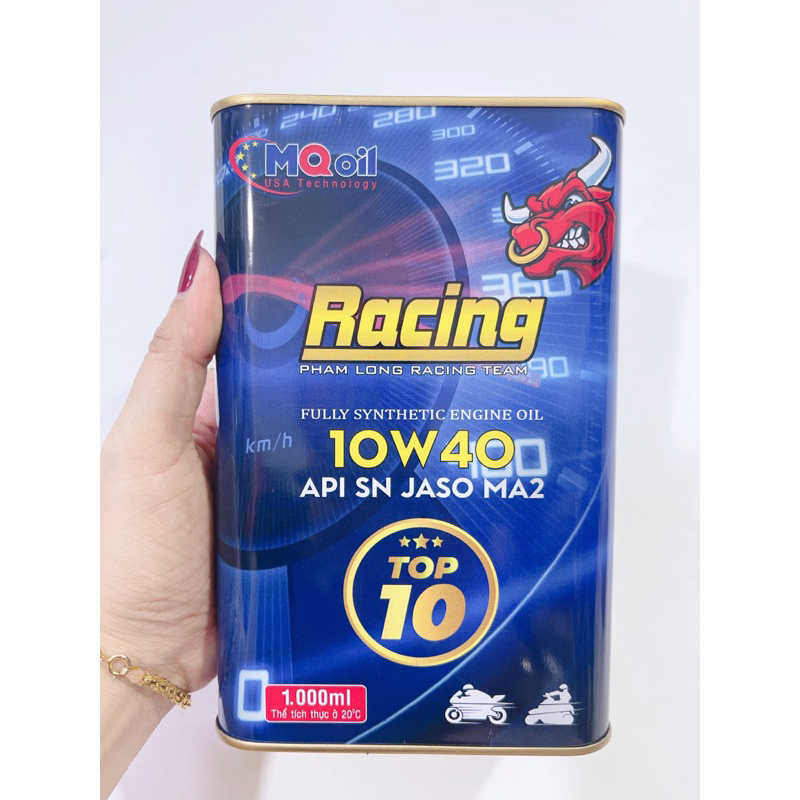 Nhớt xe máy 4T hiệu MQoil Phạm Long Racing Team 10W40 MA2