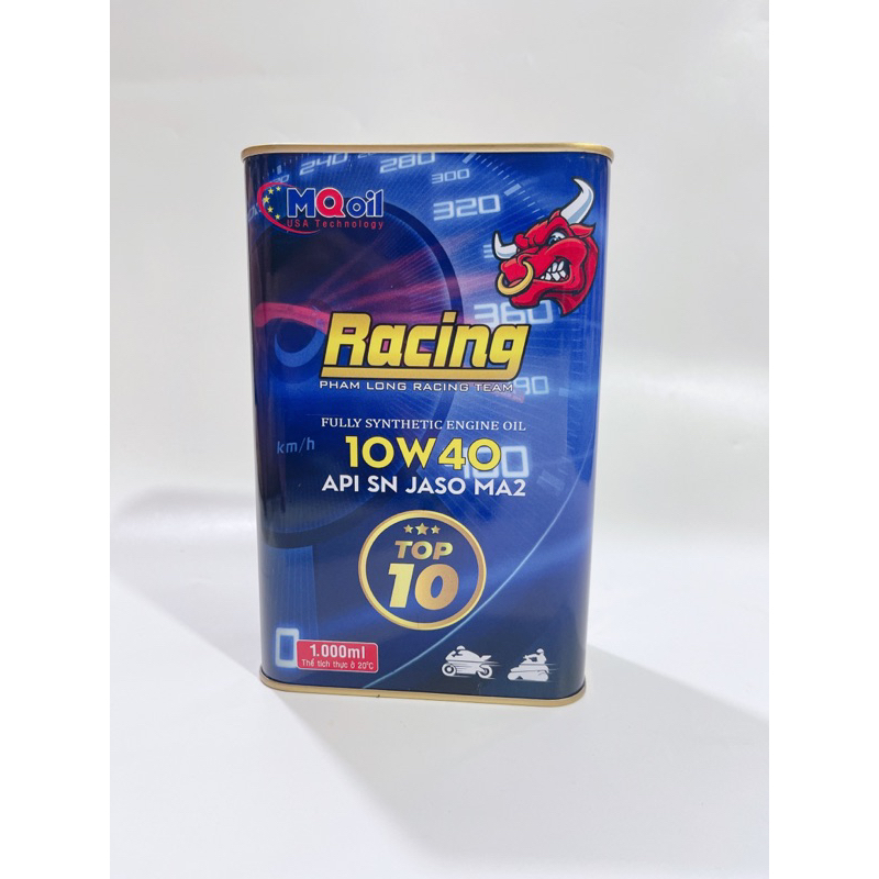 Nhớt xe máy 4T hiệu MQoil Phạm Long Racing Team 10W40 MA2
