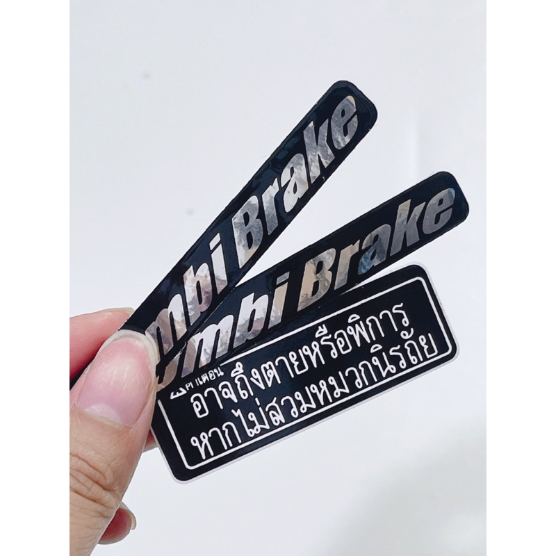 Bộ  tem dán thông số chữ Thái siêu nét, chống nước