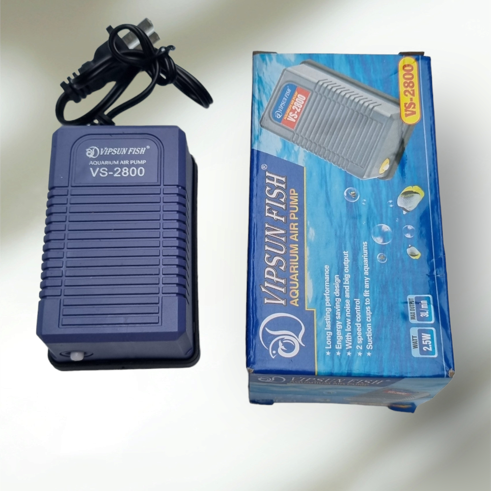 Combo máy sủi oxy 1 vòi, dây oxi, cục sủi cho hồ cá