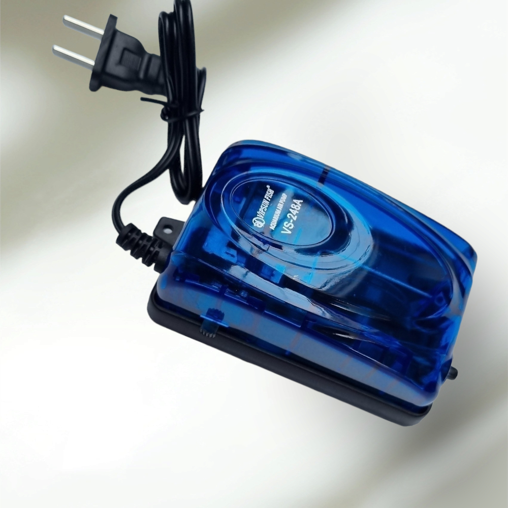 Combo máy sủi oxy 1 vòi, dây oxi, cục sủi cho hồ cá