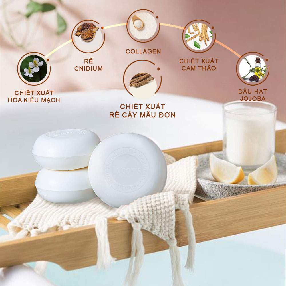 Xà bông tắm và rửa mặt chiết xuất dầu ngựa Hevony Horse Oil, sạch sâu, sáng da, ngừa mụn.