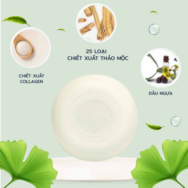 Xà bông tắm và rửa mặt chiết xuất dầu ngựa Hevony Horse Oil, sạch sâu, sáng da, ngừa mụn.