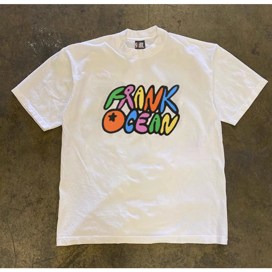 Áo Phông Hè Tay Lỡ Form Rộng Nam Nữ FRANK OCEAN Sành Điệu, Chất Liệu Cotton Khô Mềm Mịn Thấm Hút Mồ Hôi Tốt