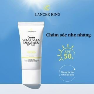 Kem chống nắng LANCER KING dưỡng ẩm nâng tone da SPF50 PA+ Sunscrean 60g