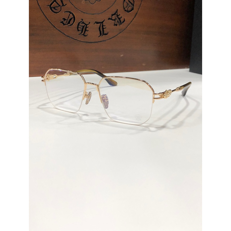 Kính mắt chrome hearts mắt cắt vành cao cấp s925 fullbox