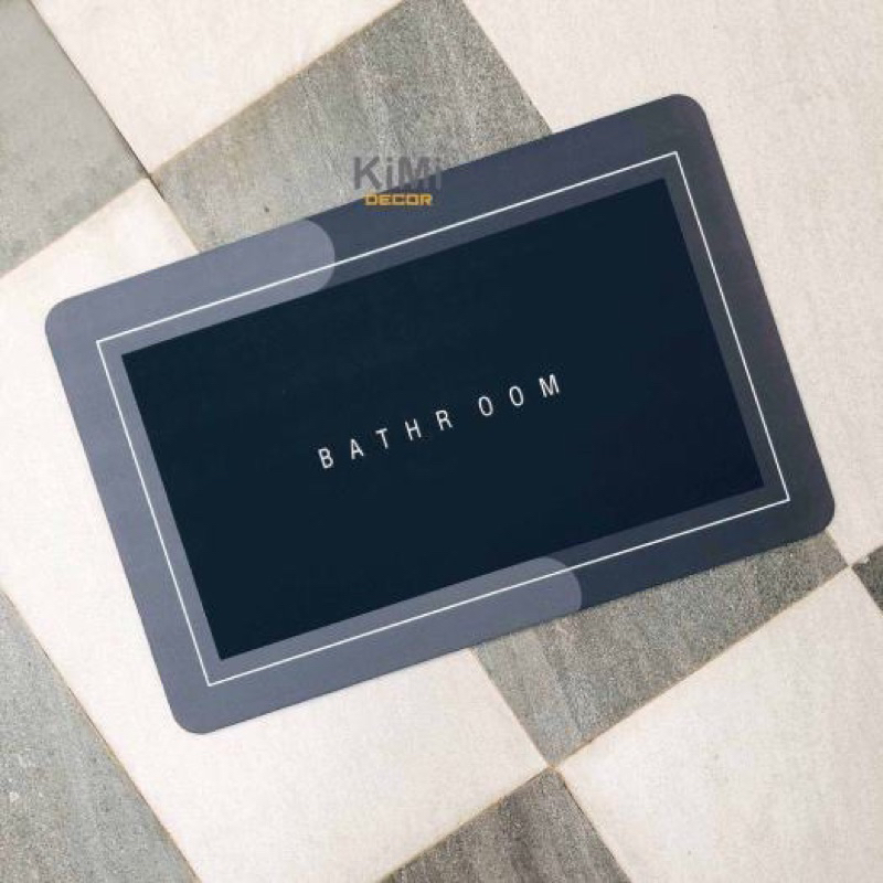 〰️THẢM LAU CHÂN NHÀ TẮM SILICON 60cm SIÊU THẤM NƯỚC 👣 THẢM NHÀ BẾP CHỐNG TRƠN TRƯỢT BATHROOM