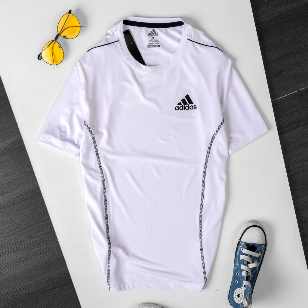 Áo thun thể thao nam A16, áo phông nam chất liệu thun poly co giãn 4 chiều thoáng mát vận động thoải mái