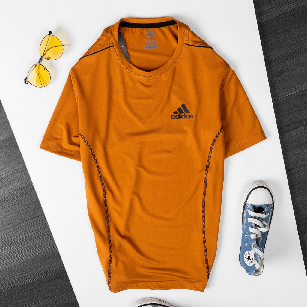 Áo thun thể thao nam A16, áo phông nam chất liệu thun poly co giãn 4 chiều thoáng mát vận động thoải mái