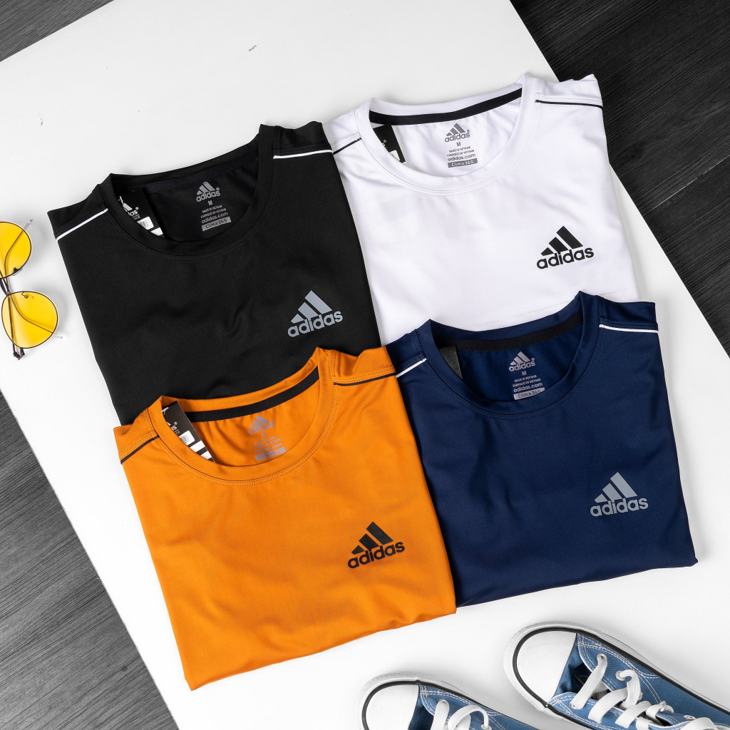 Áo thun thể thao nam A16, áo phông nam chất liệu thun poly co giãn 4 chiều thoáng mát vận động thoải mái