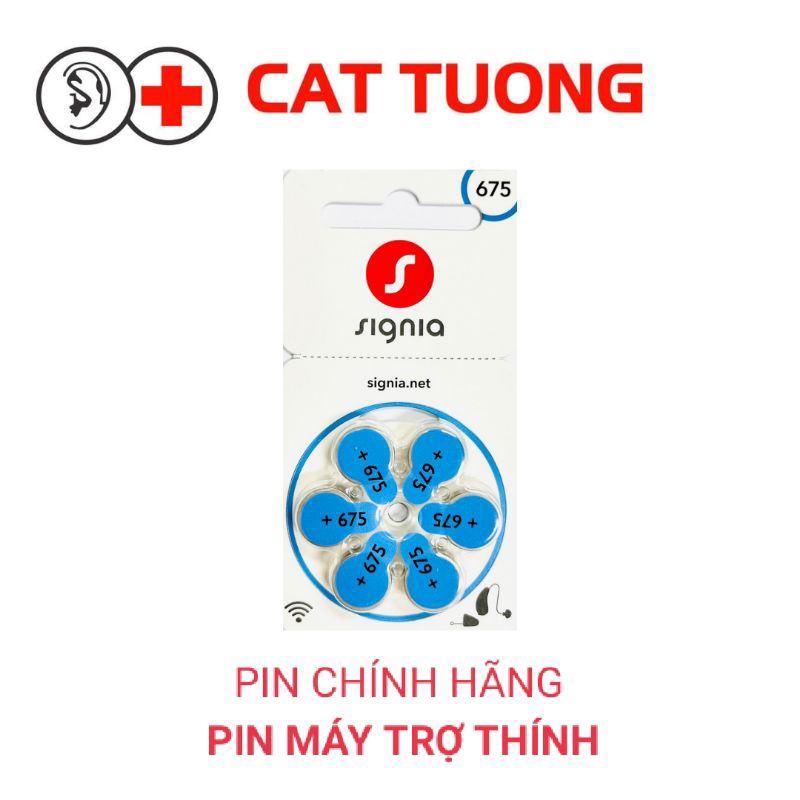 Pin máy trợ thính 675
