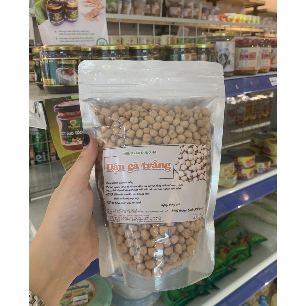 1kg Đậu Gà Trắng hữu cơ -  - dành cho bữa ăn lành mạnh