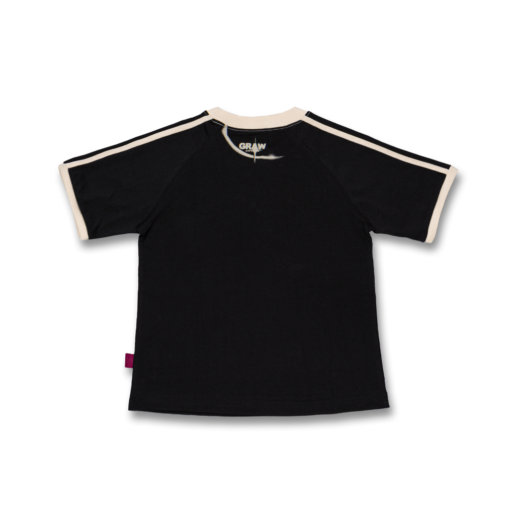 Áo Thun BabyTee Eyecosmic Graw / Black Cream Line
