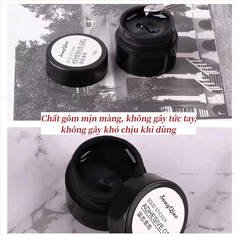 Gel định hình đa năng - gel định hình nail - gel đa năng dán móng úp , làm charm , tạo kiểu - gel khô định hình nail