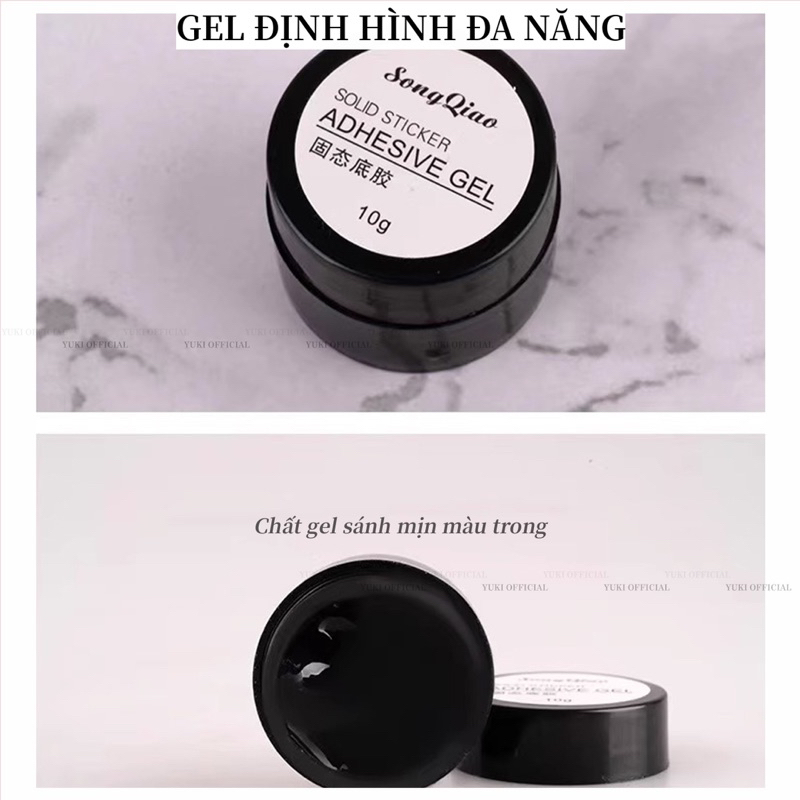 Gel định hình đa năng - gel định hình nail - gel đa năng dán móng úp , làm charm , tạo kiểu - gel khô định hình nail