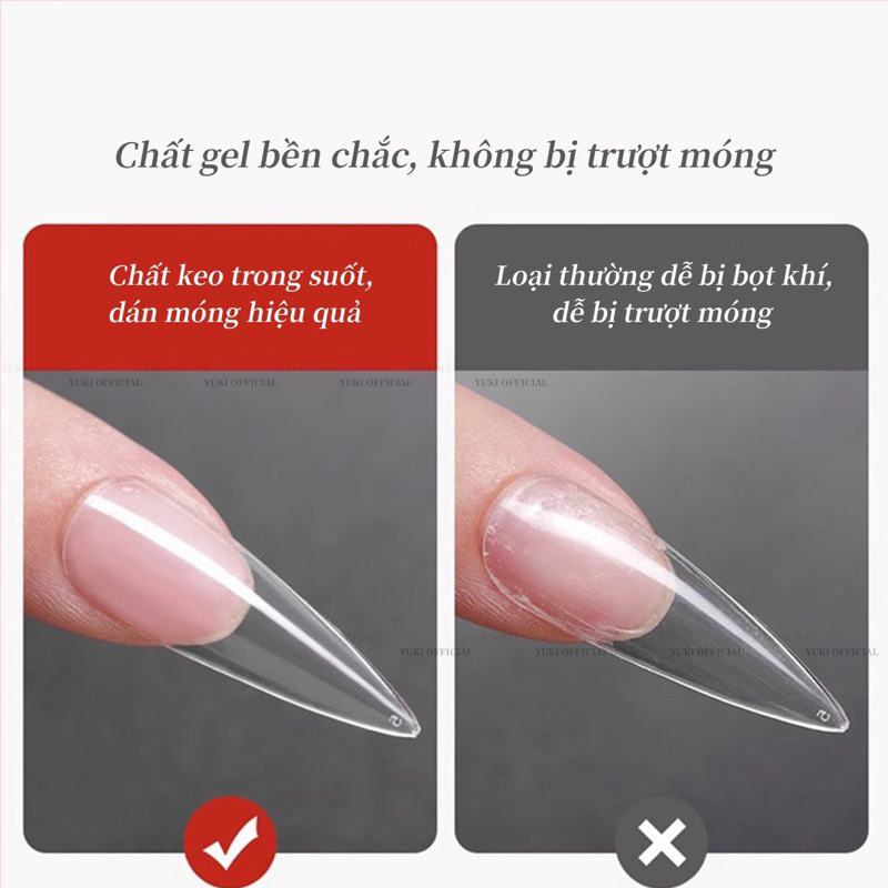 Gel định hình đa năng - gel định hình nail - gel đa năng dán móng úp , làm charm , tạo kiểu - gel khô định hình nail