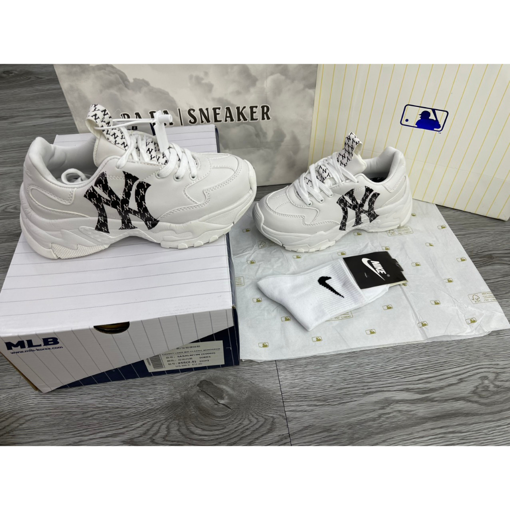 Giày Cao Cấp Thể Thảo Sneaker ML/B BIG/BALL CHUNKY MONO LT NY SIêu Xinh Ảnh Thật + freeship + Tặng Tất