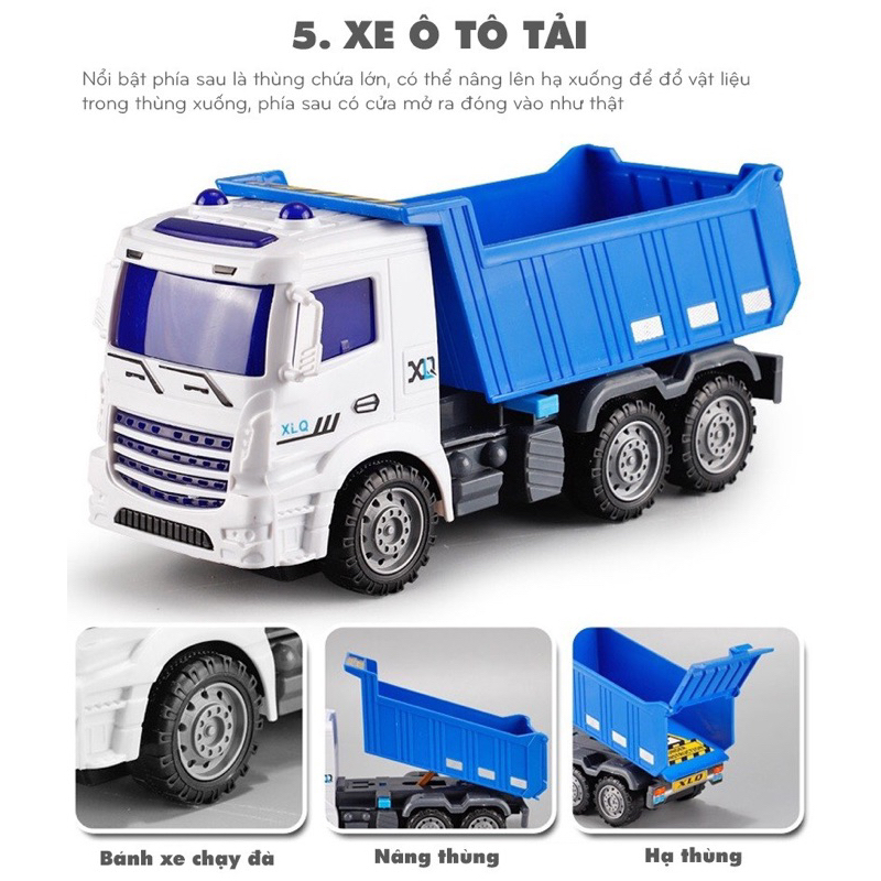 Bộ 6 xe cảnh sát cỡ lớn cho bé yêu!