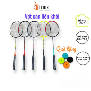 1 Vợt cầu lông YN căng 9kg cán liền, vợt cầu lông đơn khung crom siêu bền, siêu nhẹ-1 cây