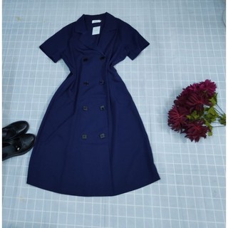 ĐẦM SUÔNG CỔ VEST SANG