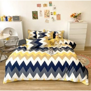 Bộ Ga Gối Cotton Poly Mẫu ẾCH XANH