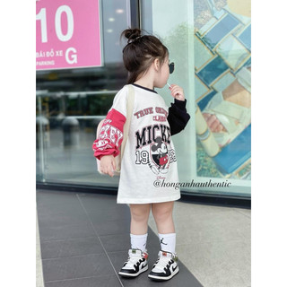 Áo Váy dài tay Mickey