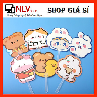 Quạt Nhựa Tay Cầm Mini Phong Cách Hàn Quốc, Đa Dạng Mẫu Mã - Quạt Tay Cầm Nhỏ Gọn, Tiện Lợi Dễ Dàng Tháo Lắp Sử Dụng