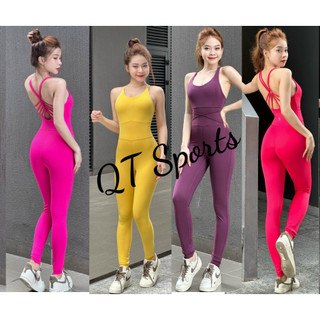 Bộ tập yoga jumpsuit ống bó - Bộ jum liền thân tôn dáng- Yoga