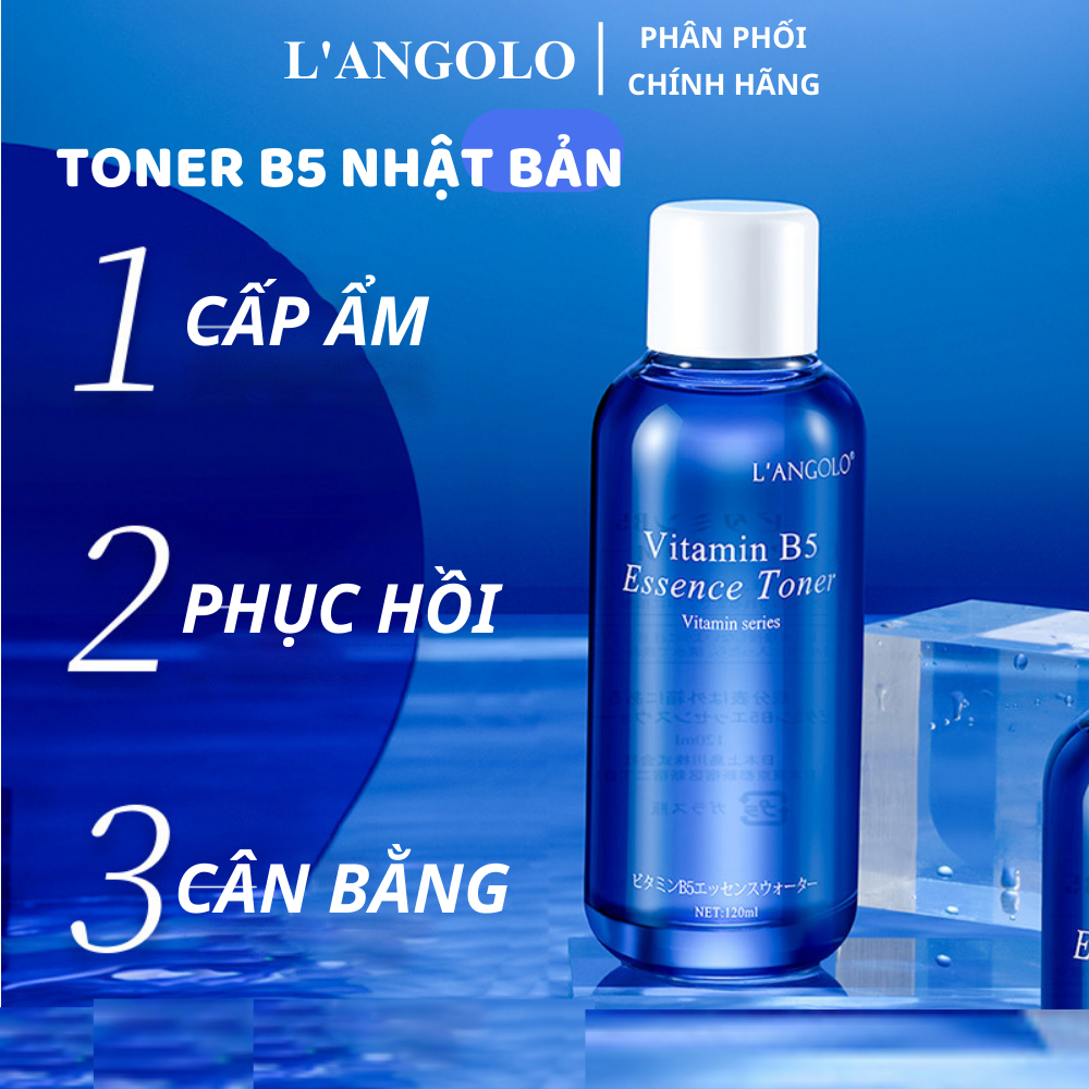 Nước Hoa Hồng Vitamin B5 Nhật Bản, Toner B5 Nhật Bản L'angolo Cấp Ẩm Và Giúp Da Giảm Dị Ứng, Phục Hồi Da Nhanh Chóng
