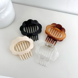 Kẹp tóc hình hoa dạng lược Modleaf Flower comb pin Hàn Quốc