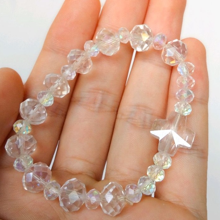 Chuỗi Tràng Hạt Mân Côi đá Phale trắng