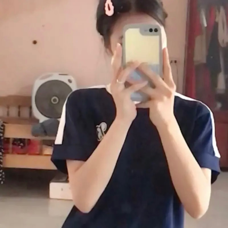 Áo thun babytee form fit chữ B thêu Hylapstore